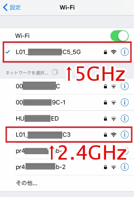 WiMAX2+の2.4GHzと5GHz